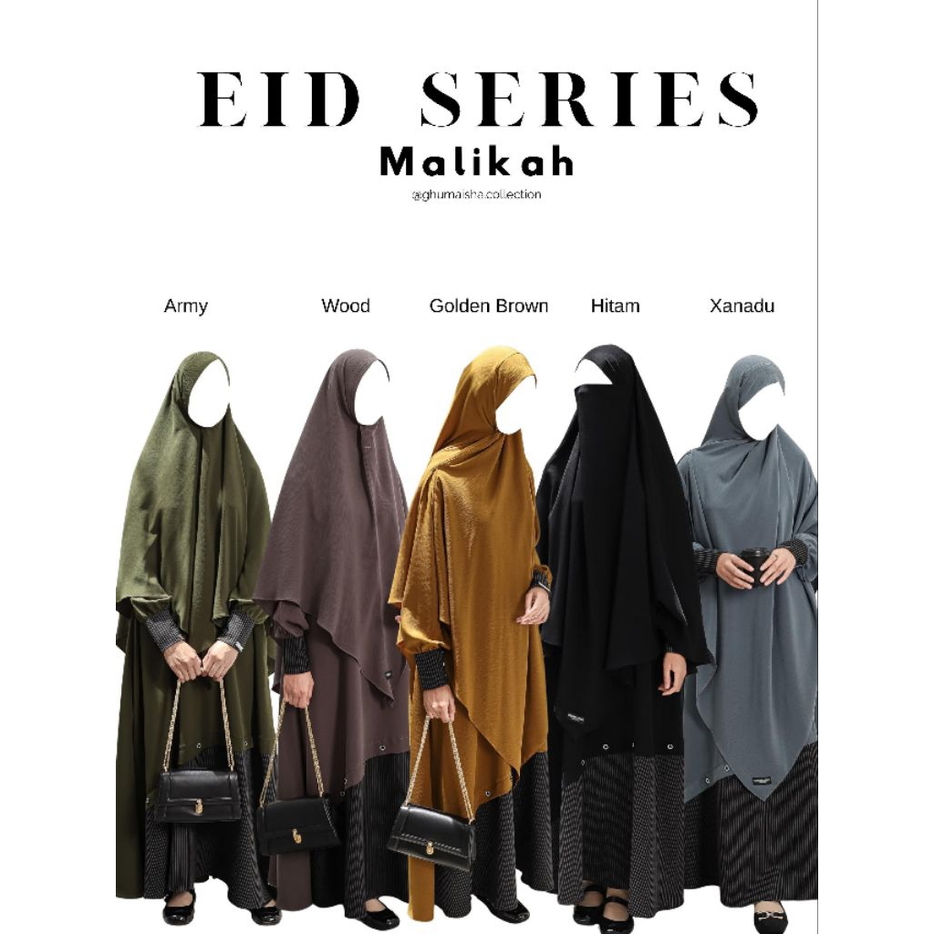 Gamis Lebaran Malikah Set Series By Ghumaisa Hum
