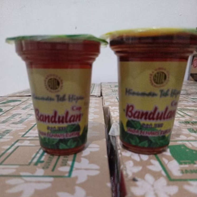 Teh Bandulan Teh Hijau 24 cup @ 160 ml