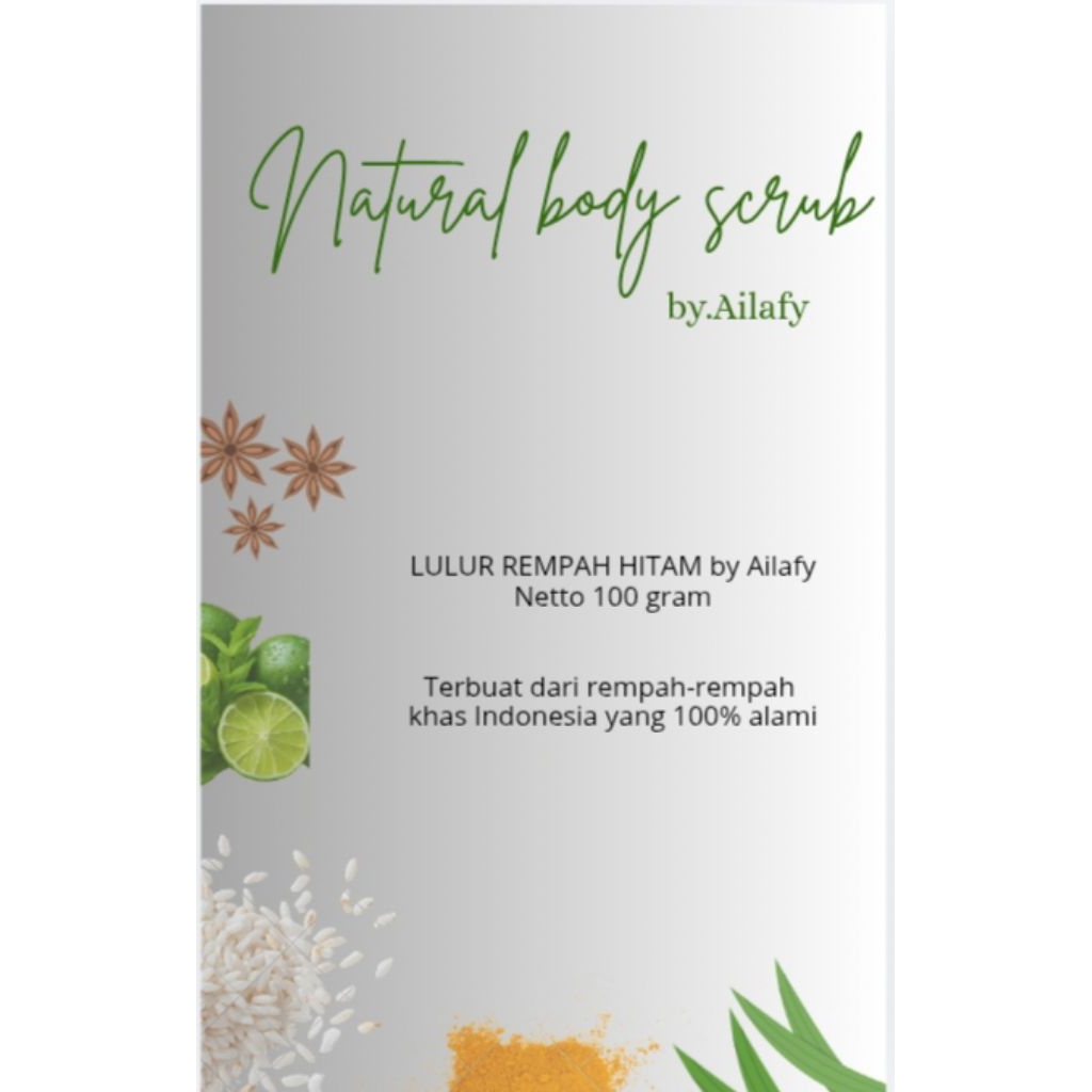 LulurRempahHitam/LulurRempah/LulurRempahHitam100gram