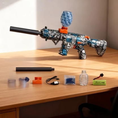MAINAN GUN BLASTER M416/AK-47 GEL BLASTER GUN OTOMATIS-WATER GEL BLASTER PELURU AIR AMAN DAN SERU