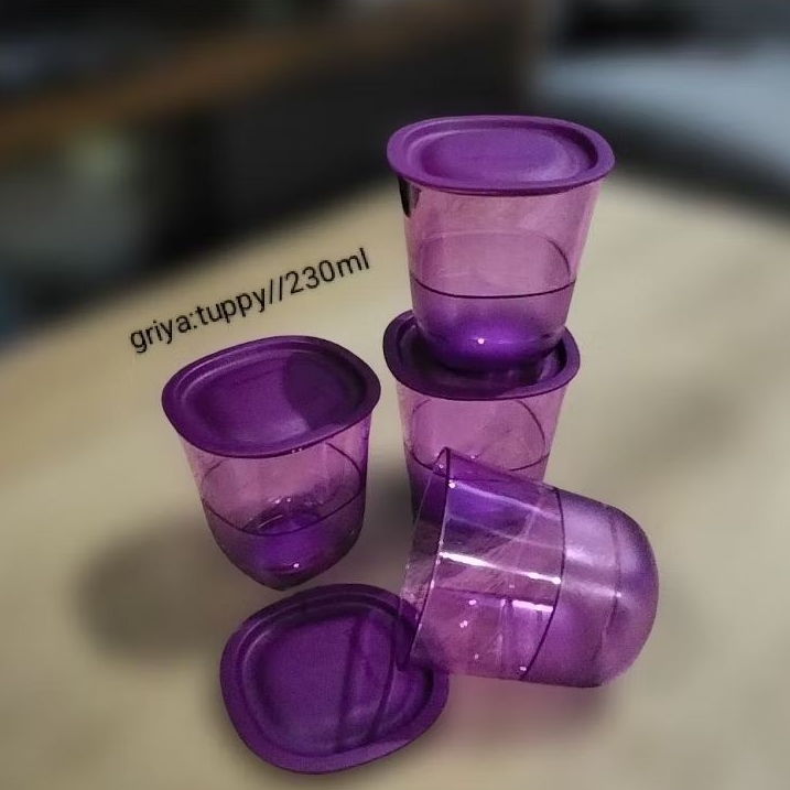 gelas kristal Tupperware (baru)