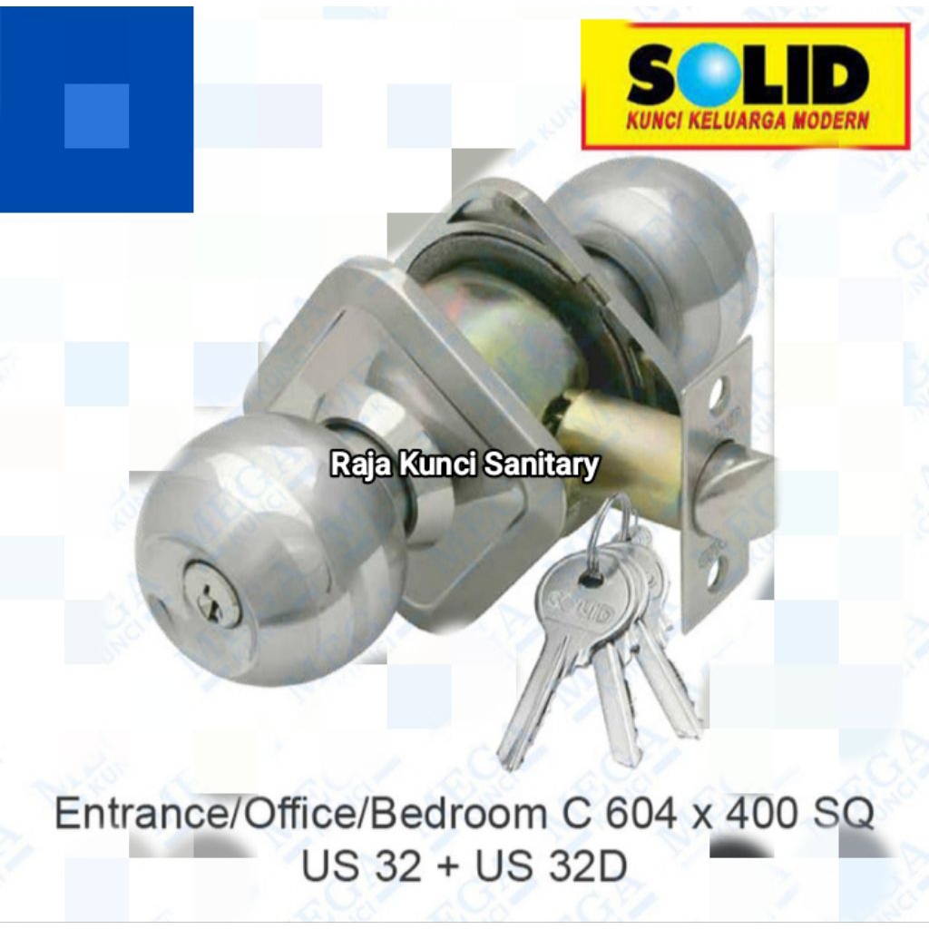 Solid Kunci Bulat Kamar Mandi C 604x400 SQ US 32+ US 32D