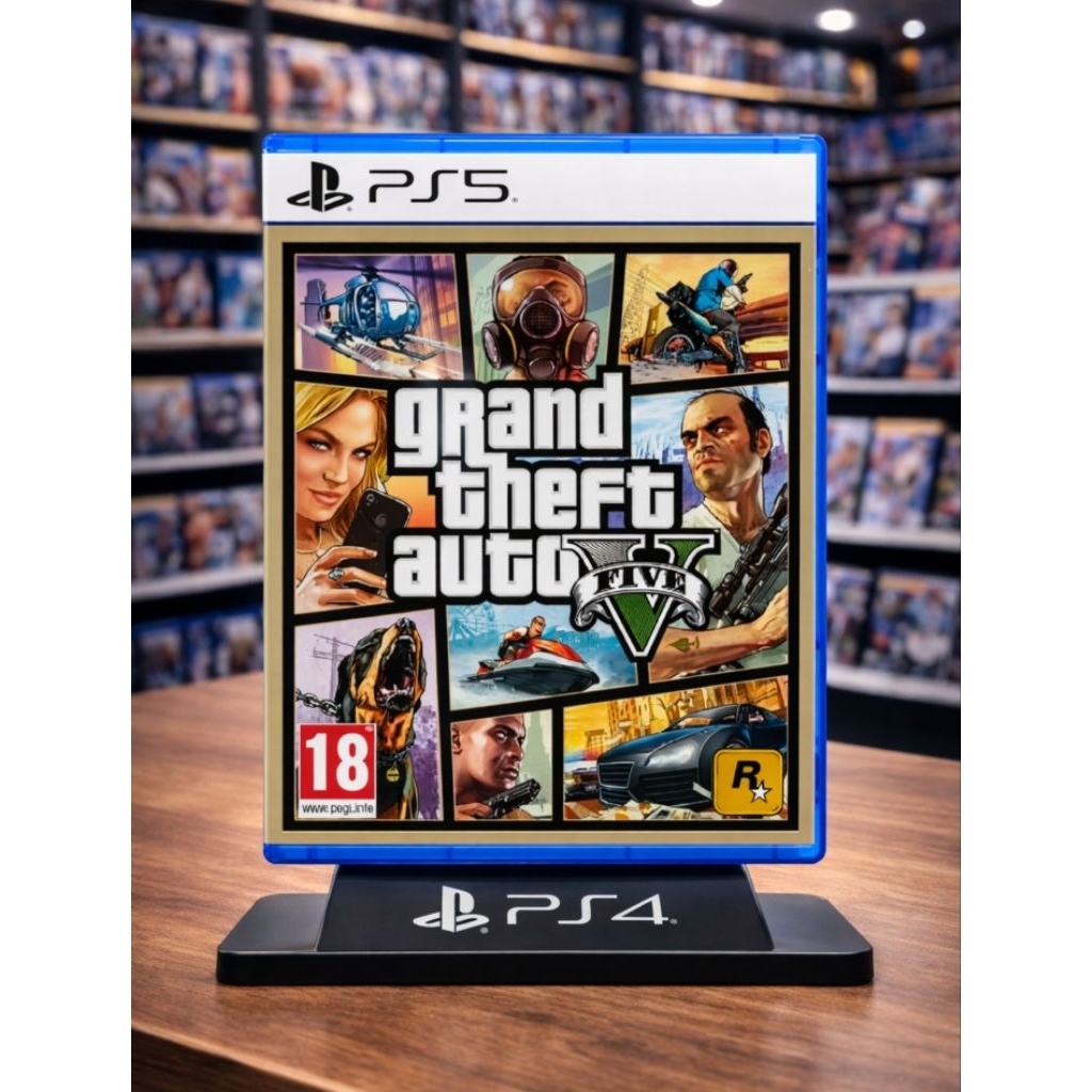 Kaset PS5 Grand Theft Auto V GTA 5 Game PS5 Disc Original PlayStation 5 GTA V (R3/R2/R1)
