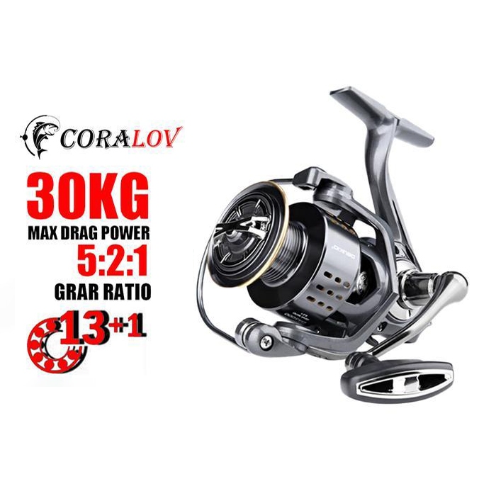Daiwa - Deukio Reel Pancing Da2000-7000 Ril Pancing Kuat Full Metal Reel Pancing Spinning Katrol