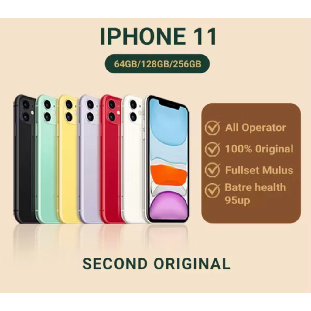 IP 11 64GB iBox second Fullset