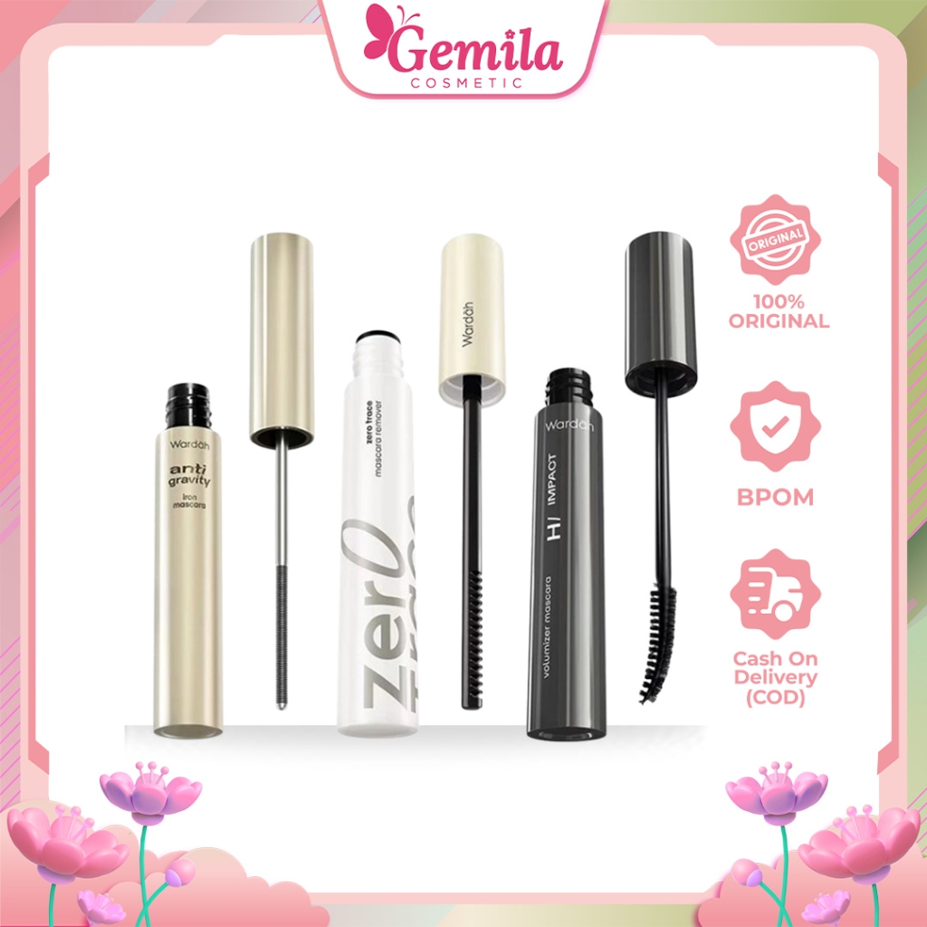 WARDAH Mascara All Series - Hi-Impact Anti-Gravity Zero Trace Remover