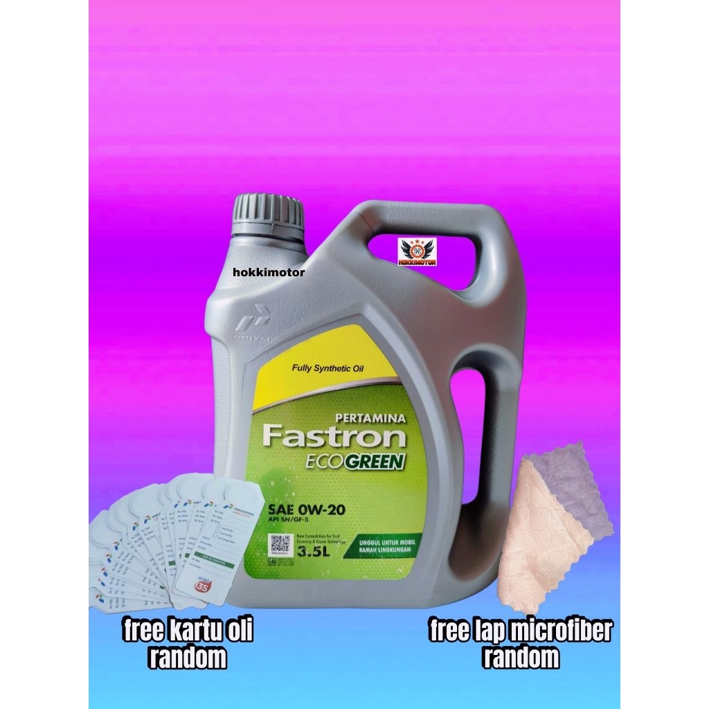 OLI PERTAMINA FASTRON ECO GREEN SAE 0W-20 / 3,5L (ORIGINAL)