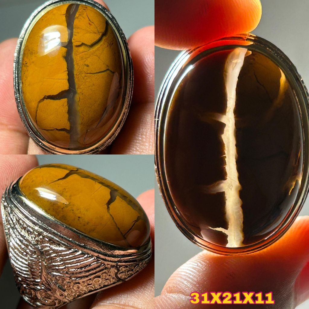 CINCIN BATU AKIK BADAR ASEM KENDIT UNIK