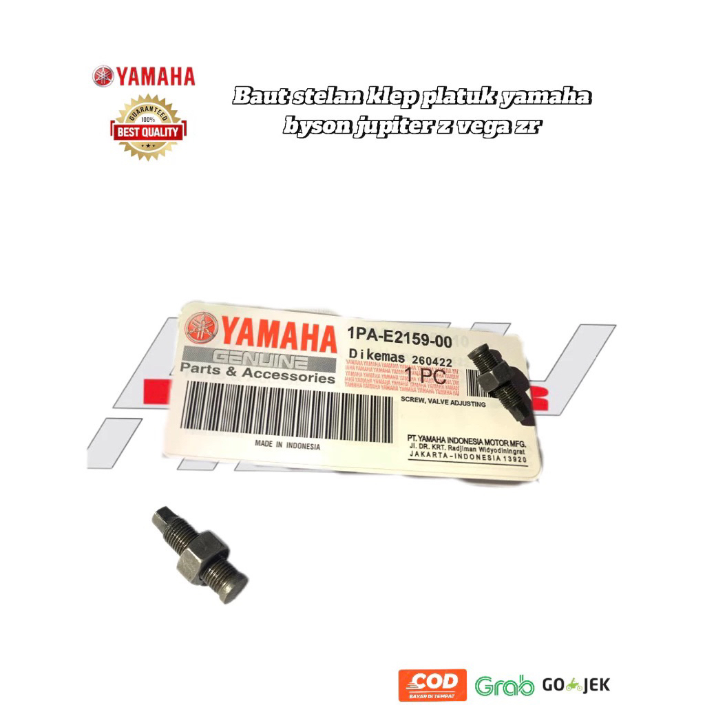 Baut stelan setelan klep baut platuk klep Yamaha screw valve byson jupiter z vega zr vixion