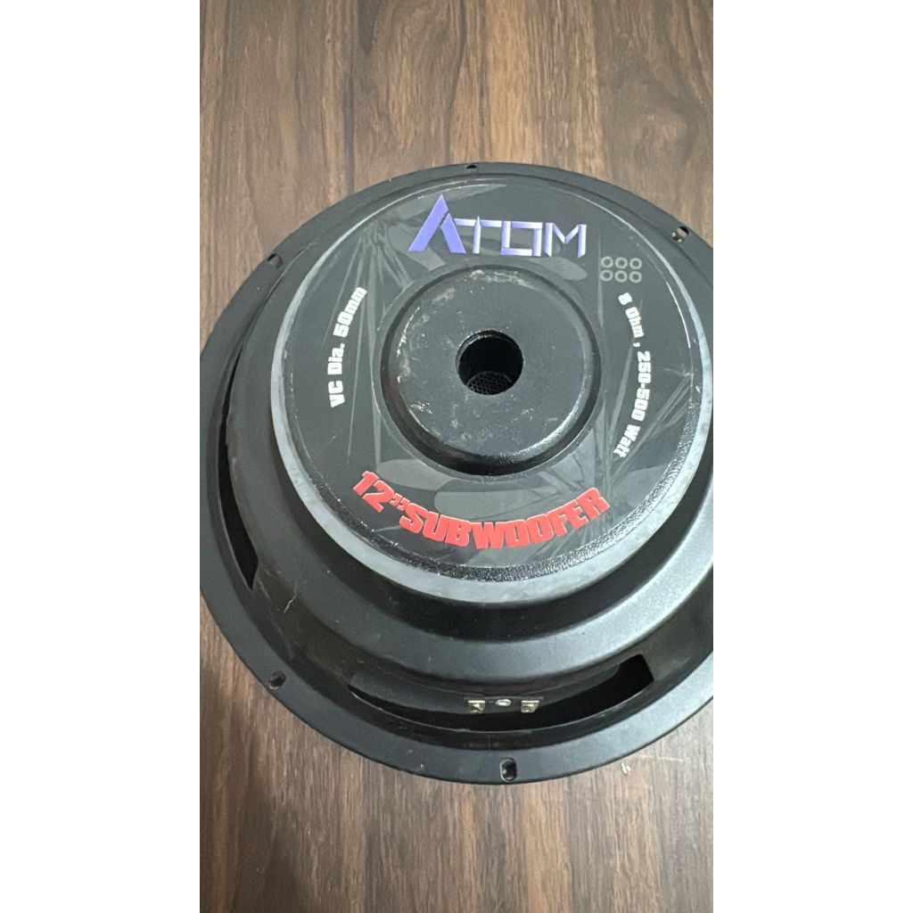 Speaker Subwoofer Elsound ATOM 12 Inch 500W Max 8 Ohm | Bass Panggung & Audio Mobil Original – Voice