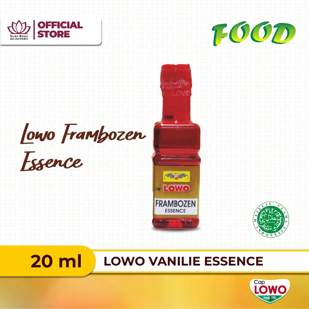 Cap Lowo Perisa cair makanan minuman Essence frambozen 20 ml