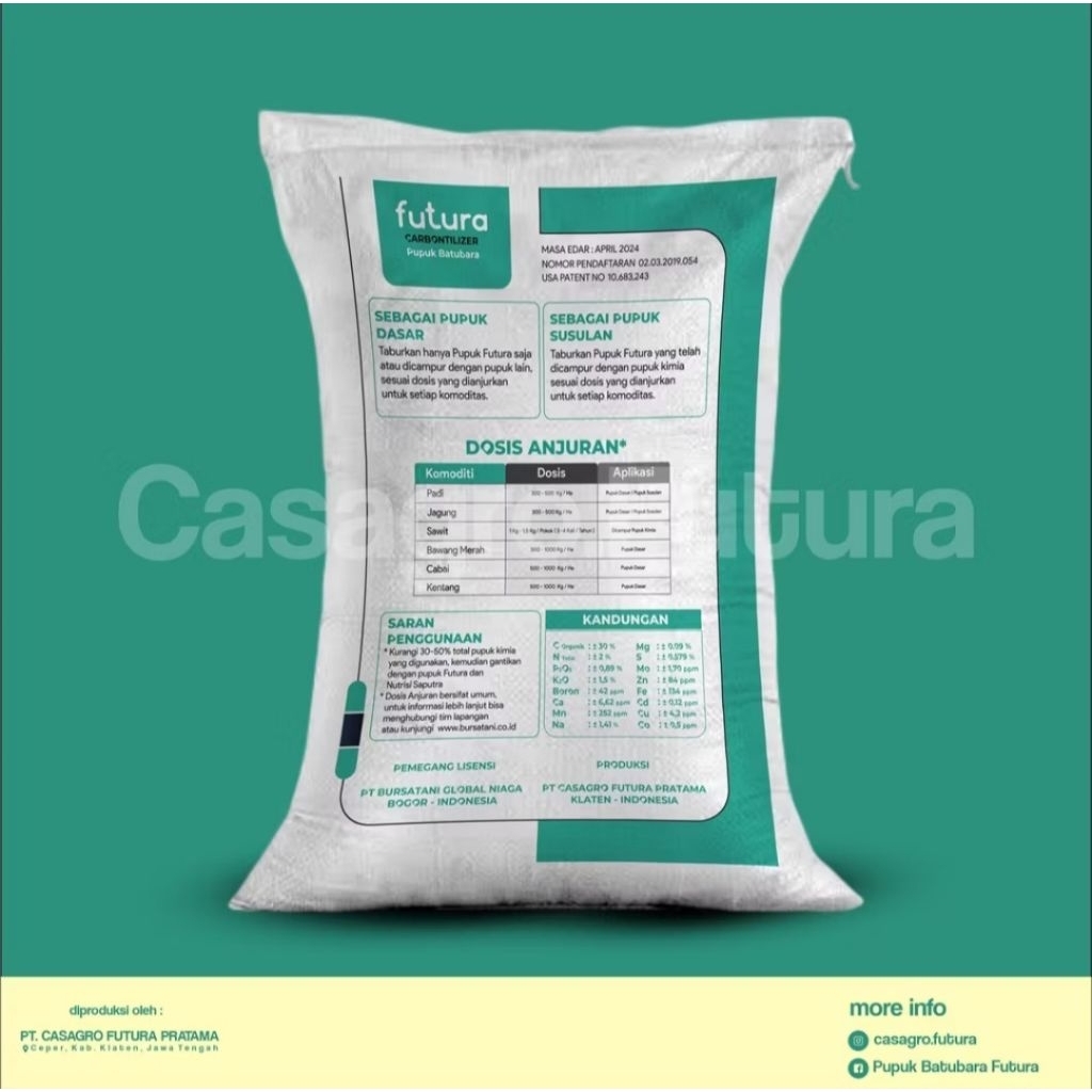 PUPUK BATUBARA FUTURA 5KG