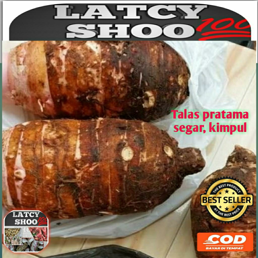 Talas Bogor Mentah 1 kg - Empuk, Tidak Gatal, Langsung dari Petani