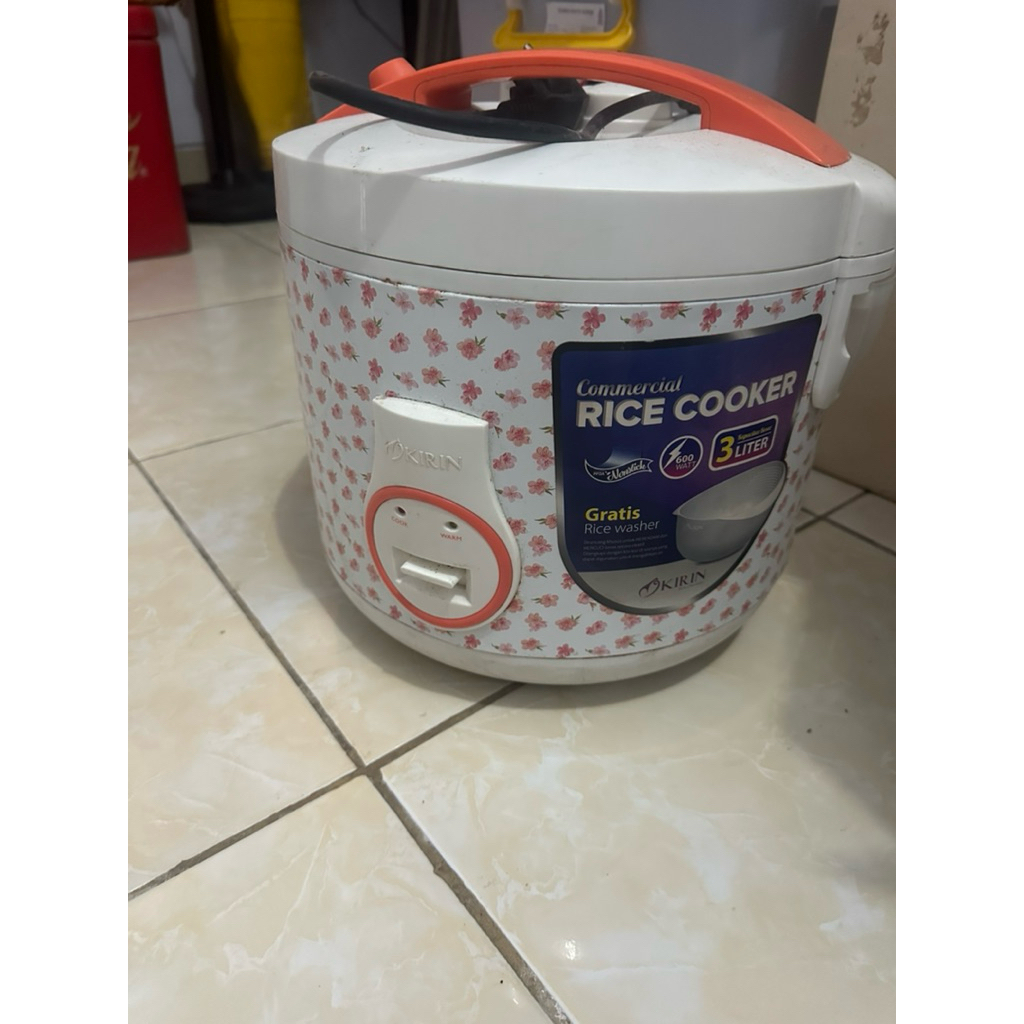 kirin rice cooker 3Ltr second