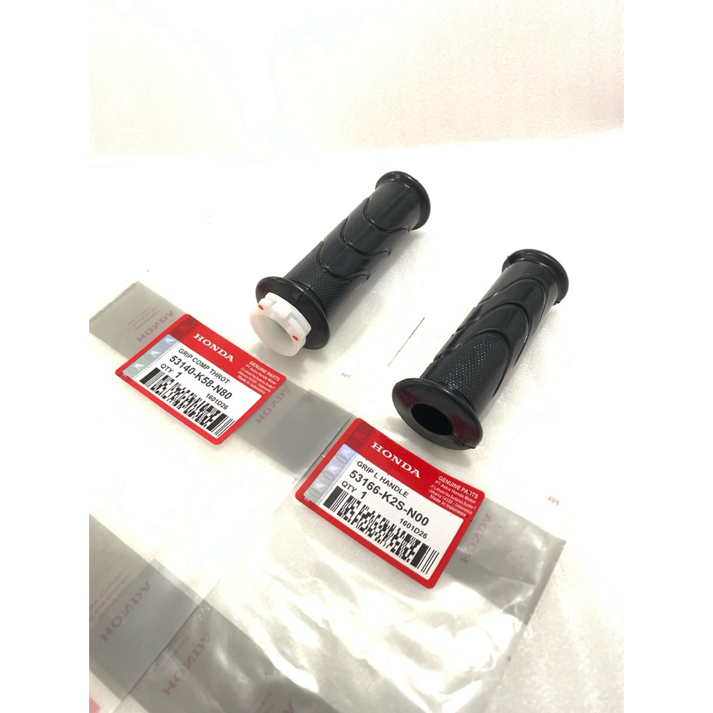 53140K58N80 53166K2SN00 HANDGRIP HANDFAT HAND GRIP KARET GAS GRIP COMP THROTTLE GRIP L HANDLE HONDA 