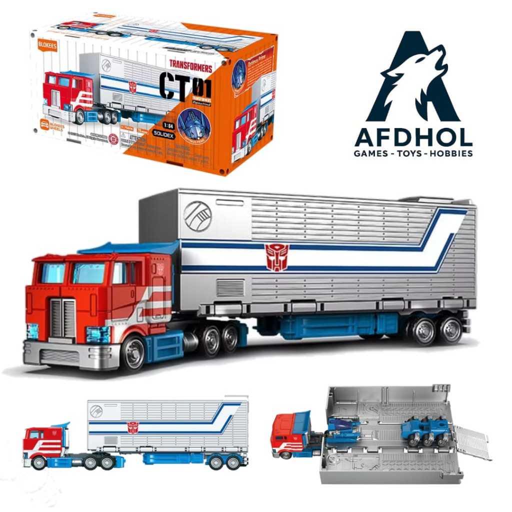BLOKEES WHEELS TRANSFORMERS CT 01 OPTIMUS PRIME BIG SIZE 18CM SINGLE PACK MODEL KIT MOBIL DIECAST TI