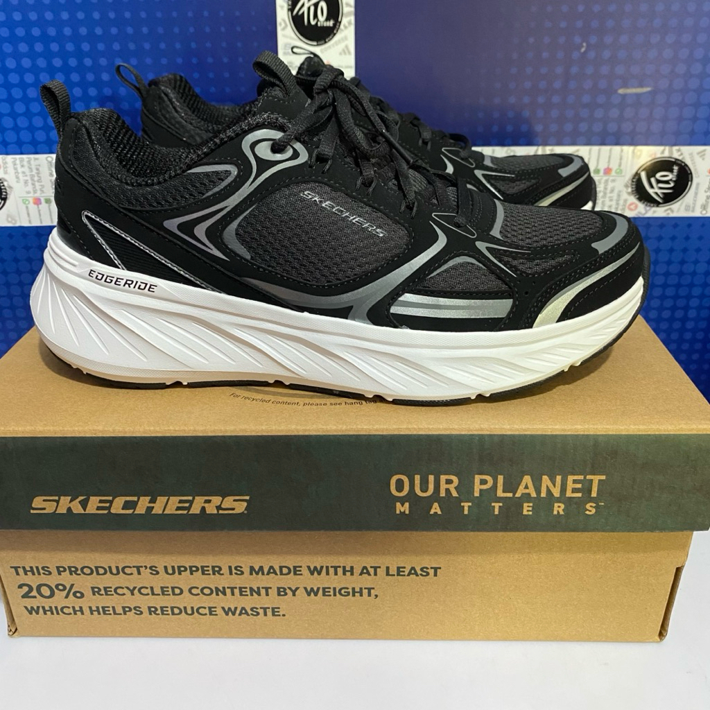 Size 36 37 39 40 Sepatu Skechers Edgeride Women Original 150475BKW