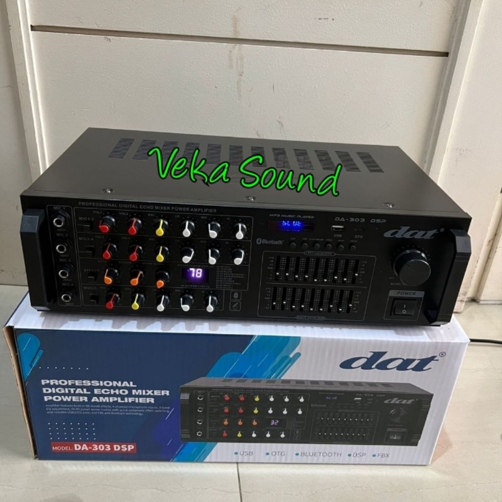 amplifier karaoke DAT DA 303 ampli DAT DA303 Original
