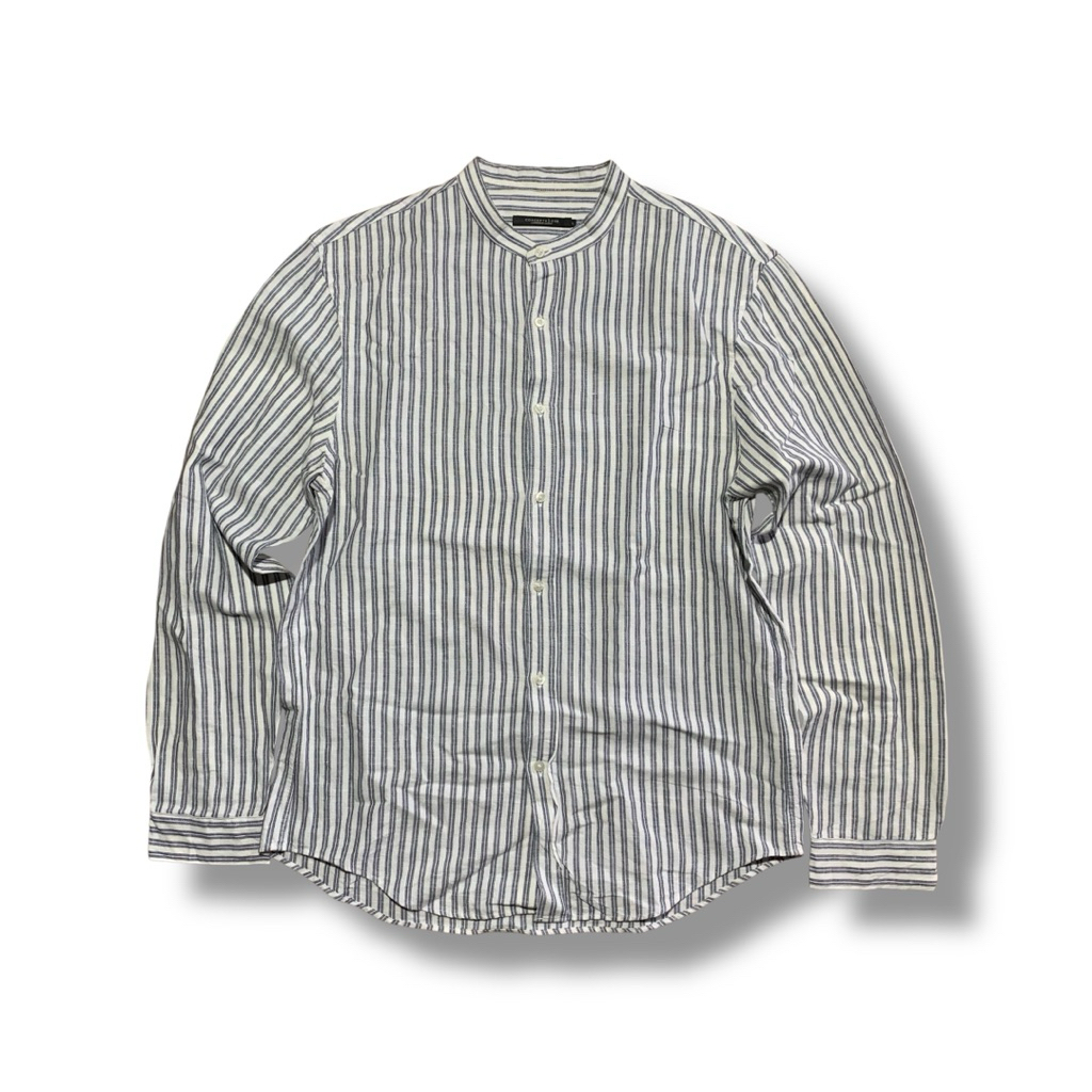 Concepts 1 One Linen Stripe Sanghai L/S Button Shirt
