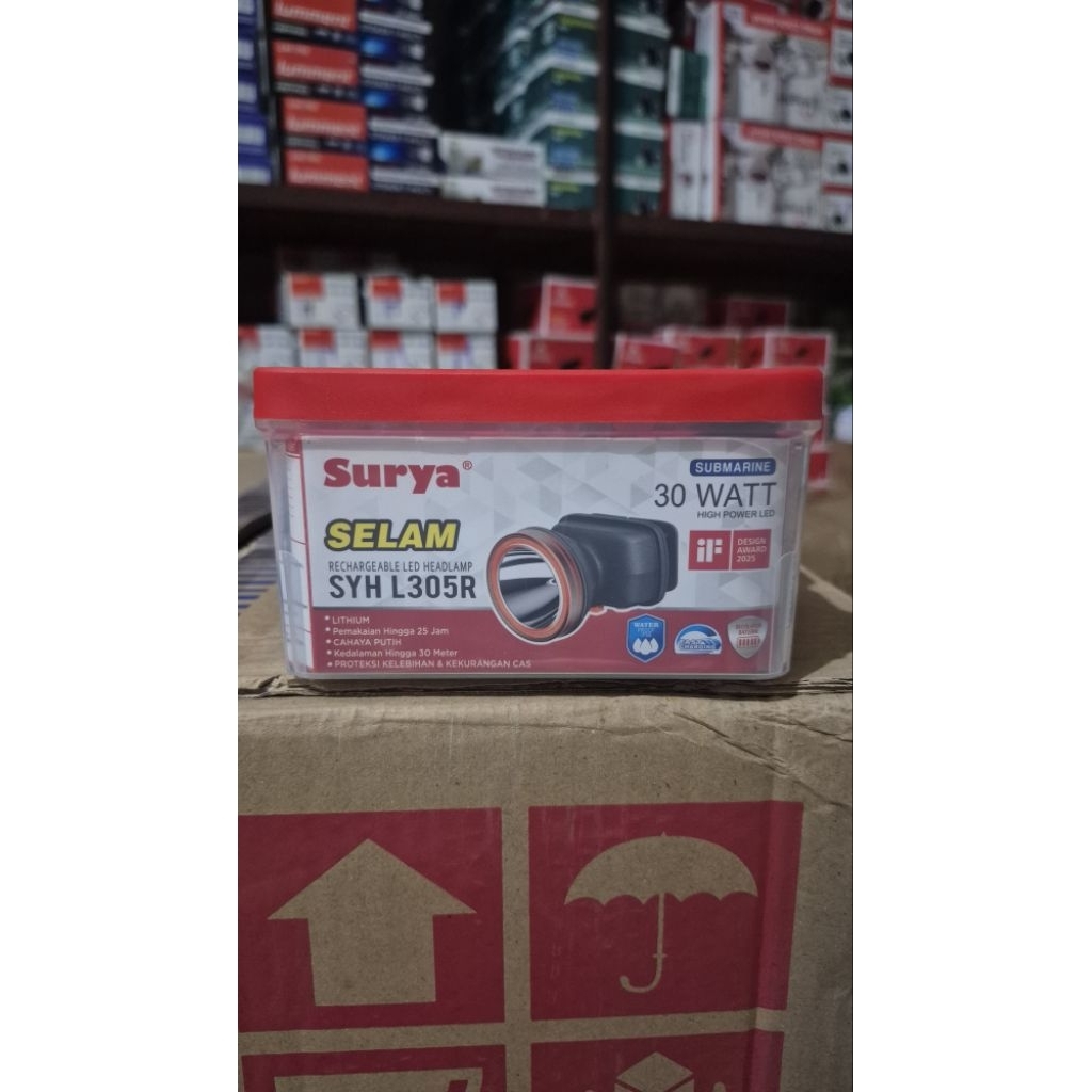 senter kepala selam surya 30 watt