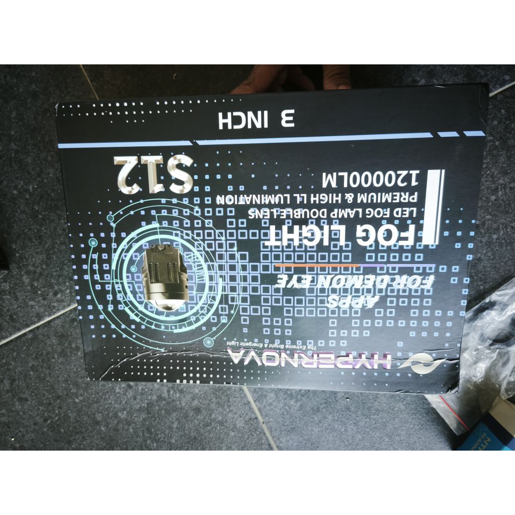 biled foglamp 3 warna + deviL