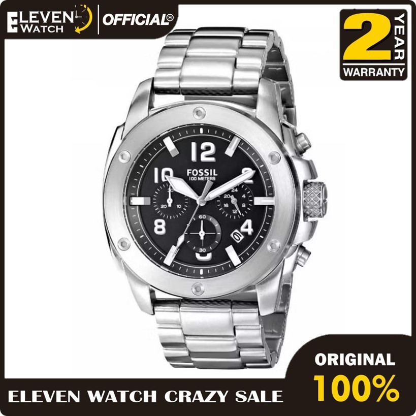 [Promo] Jam Tangan Pria FS 4926 / FS4926 Modern Machine Chronograph Stainless Steel Strap Garansi 2 