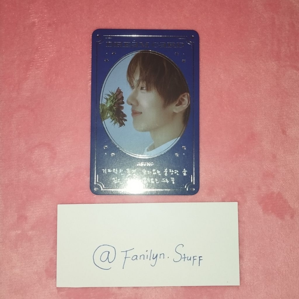 [BACA DESK] PHOTOCARD JISUNG NCT OFFICIAL FROM STARRY DAYDREAM