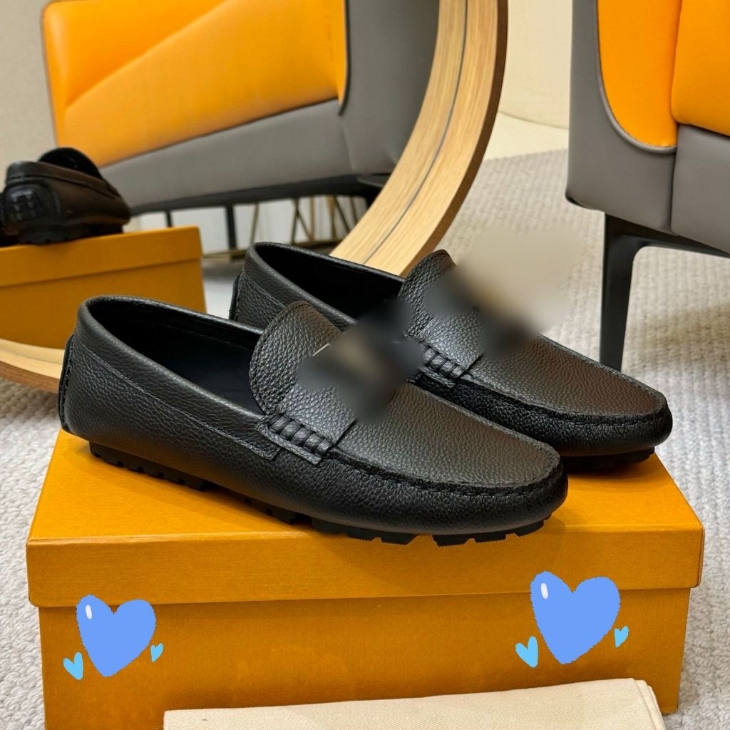 LOAFER SEPATU LOAFER PRIA HITAM LEATHER ELVI 8099 MIRROR