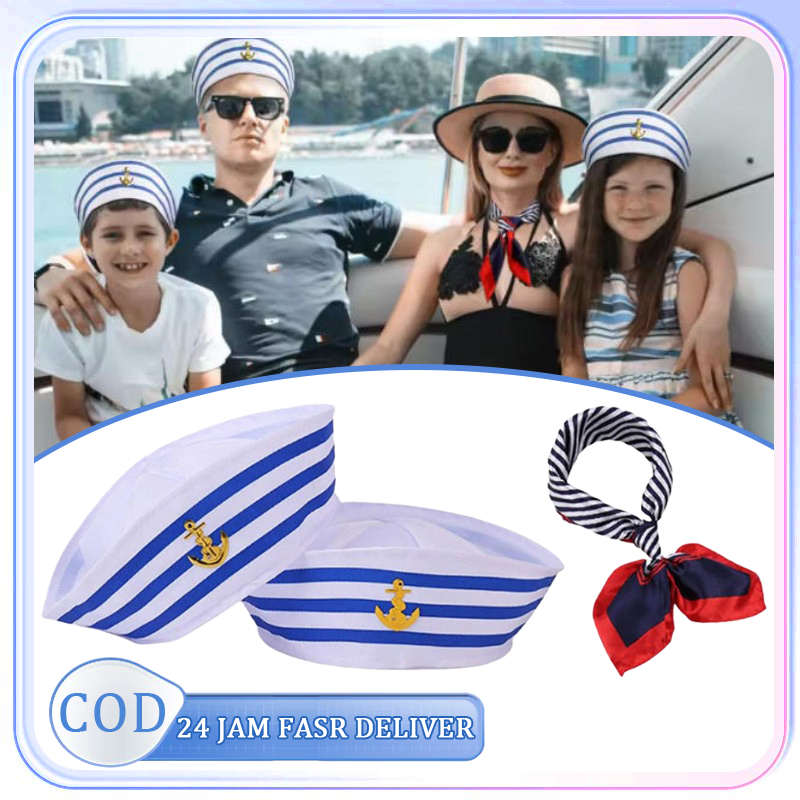 Topi Pelaut Wanita Topi Pelaut Topi Pelaut Pria Topi Kapten Sailor Topi Pelaut Dewasa Untuk Penataan