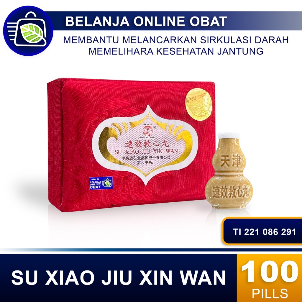 SU XIAO JIU XIN WAN // Membantu melancarkan sirkulasi darah pada Jantung