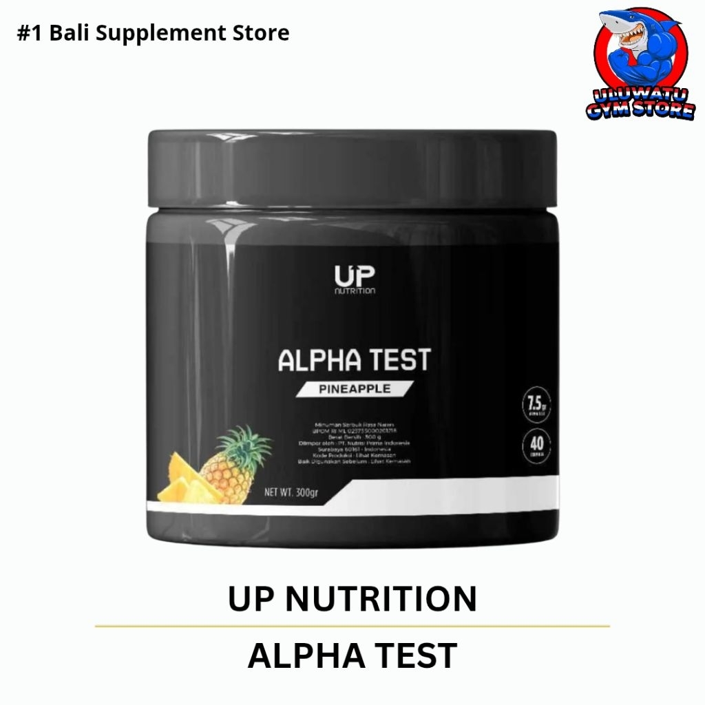 ALPHA TEST Natural Testo Booster 40 Sajian 300gr Pineapple - Tongkat Ali Tribulus Ashwaganda