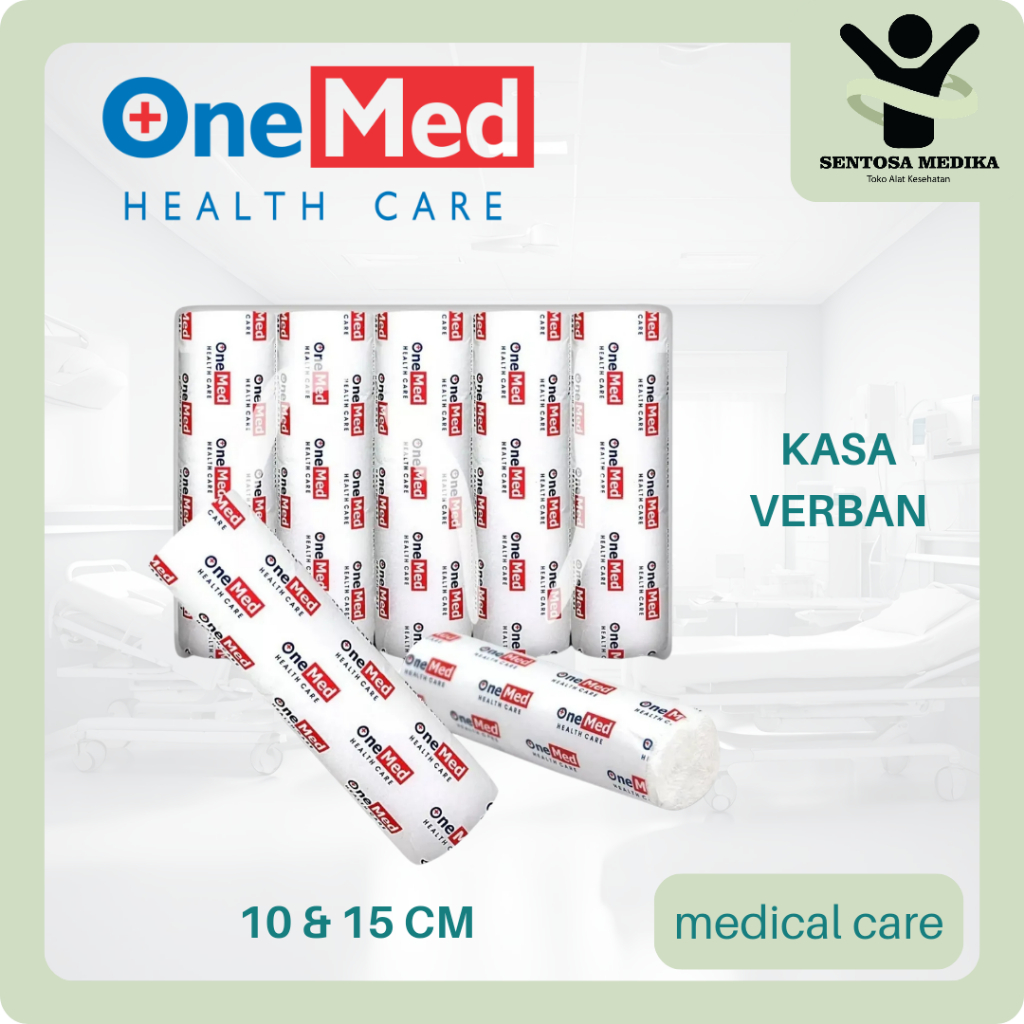 onemed kasa verband 10 & 15 cm perban kain kasa gulung