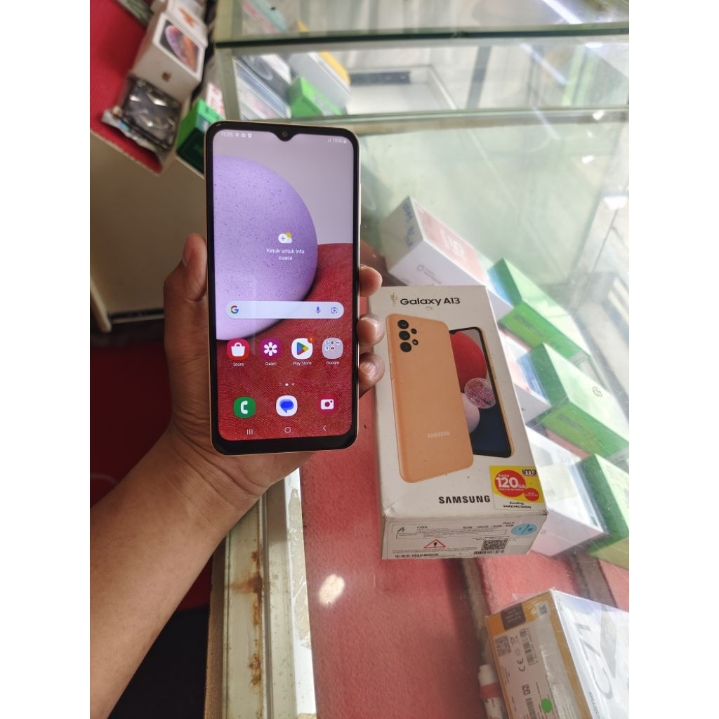 (SECOND) Samsung A13 ram 4/128 Fullset Segel