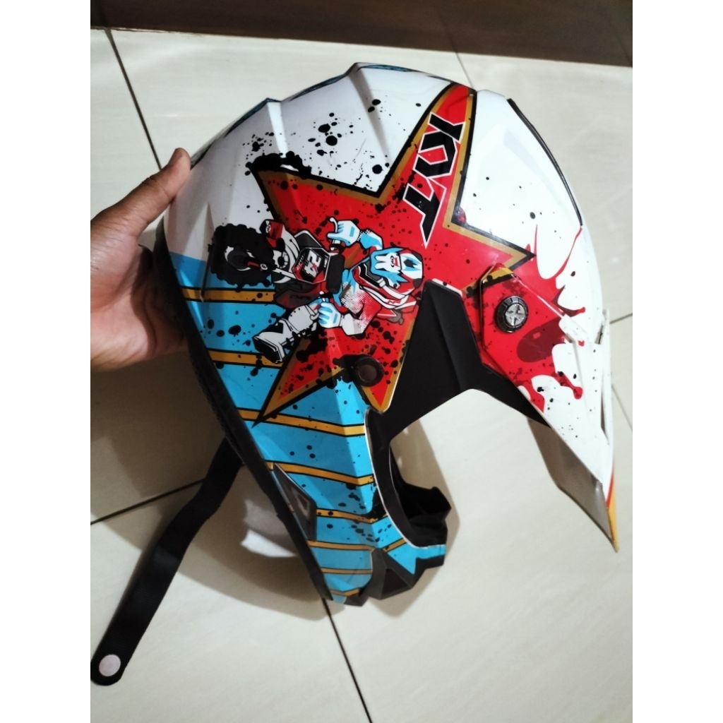 helm trail Supermoto kyt cross