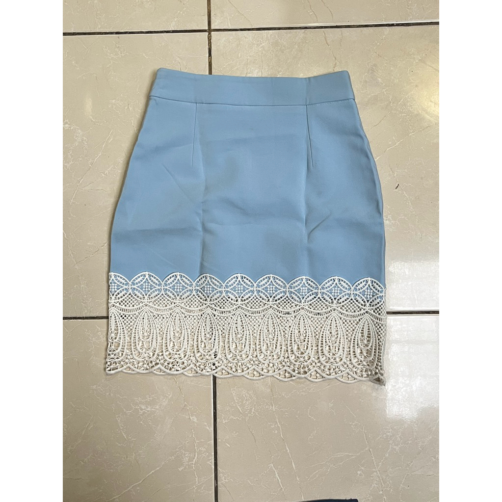 rok baby blue w flace