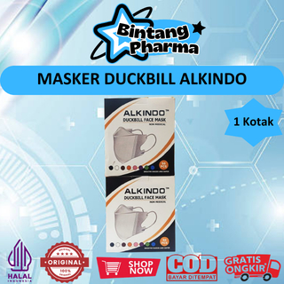 MASKER DUCKBILL ALKINDO (1 KOTAK ISI 50 PCS) - MASKER NON MEDIS