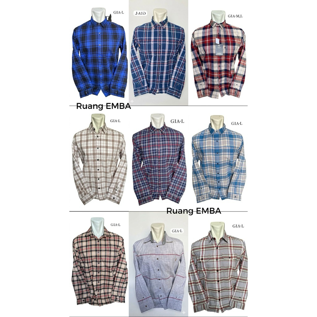 EMBA - Kemeja EMBA Classic Pria Lengan Panjang