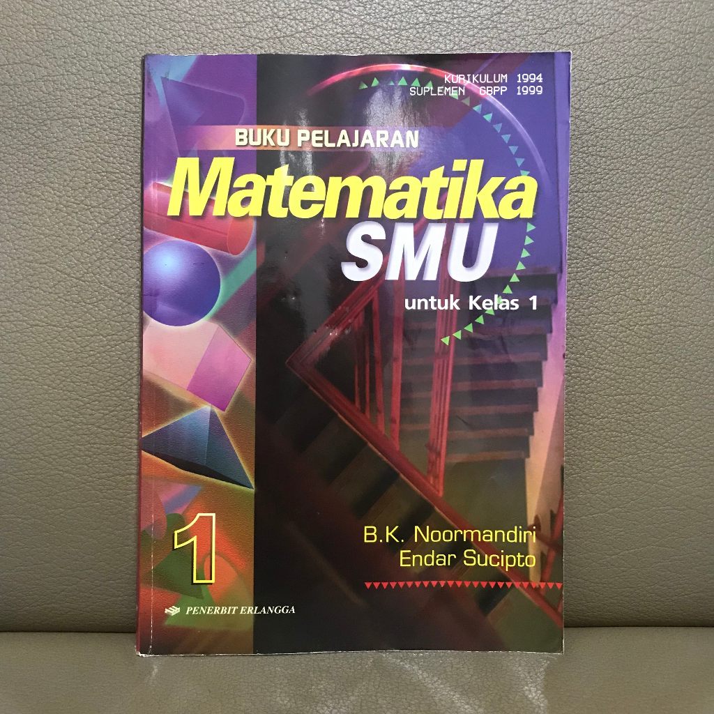 Preloved Matematika 1 Untuk SMU/SMA/MA Kelas X (10) - Penerbit Erlangga