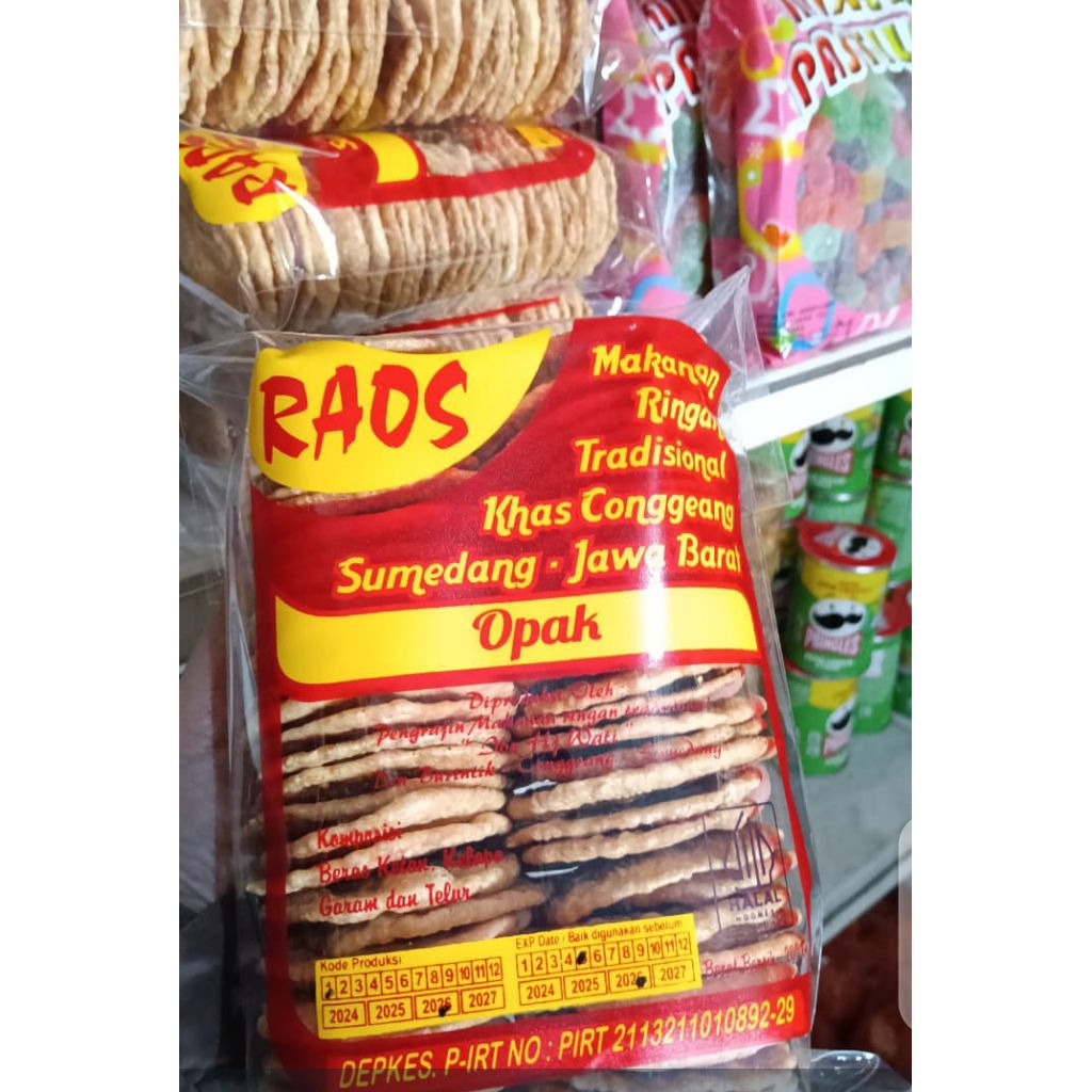 opak ketan Raos khas Conggeang Sumedang makanan tradisional/ jadul oleh-oleh Bandung Jawa Barat rasa