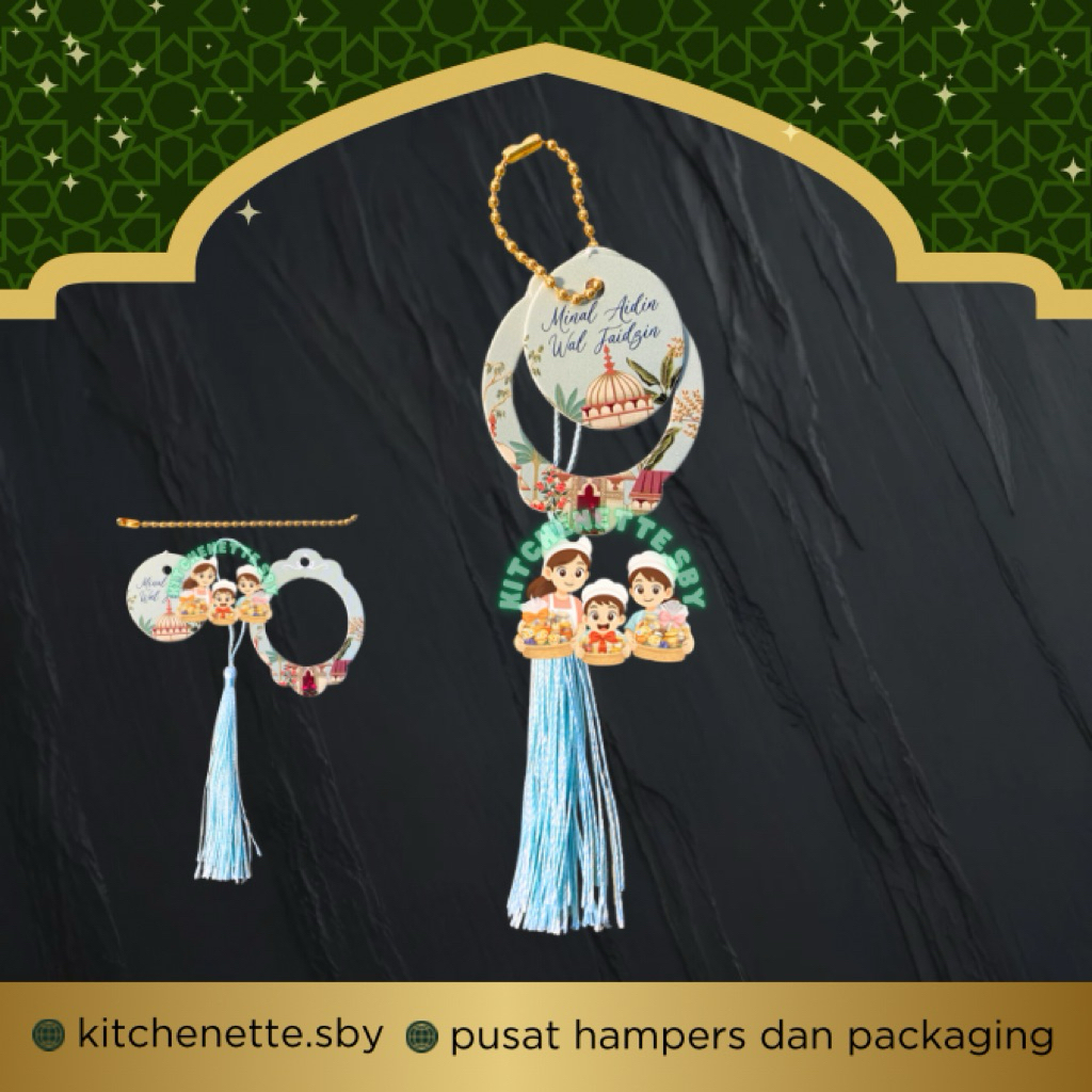 Hang Tag Lebaran Premium Hard Tag Tassel Hang Tag Idul Fitri Hang Tag Box Hampers Hang Tag Hampers L