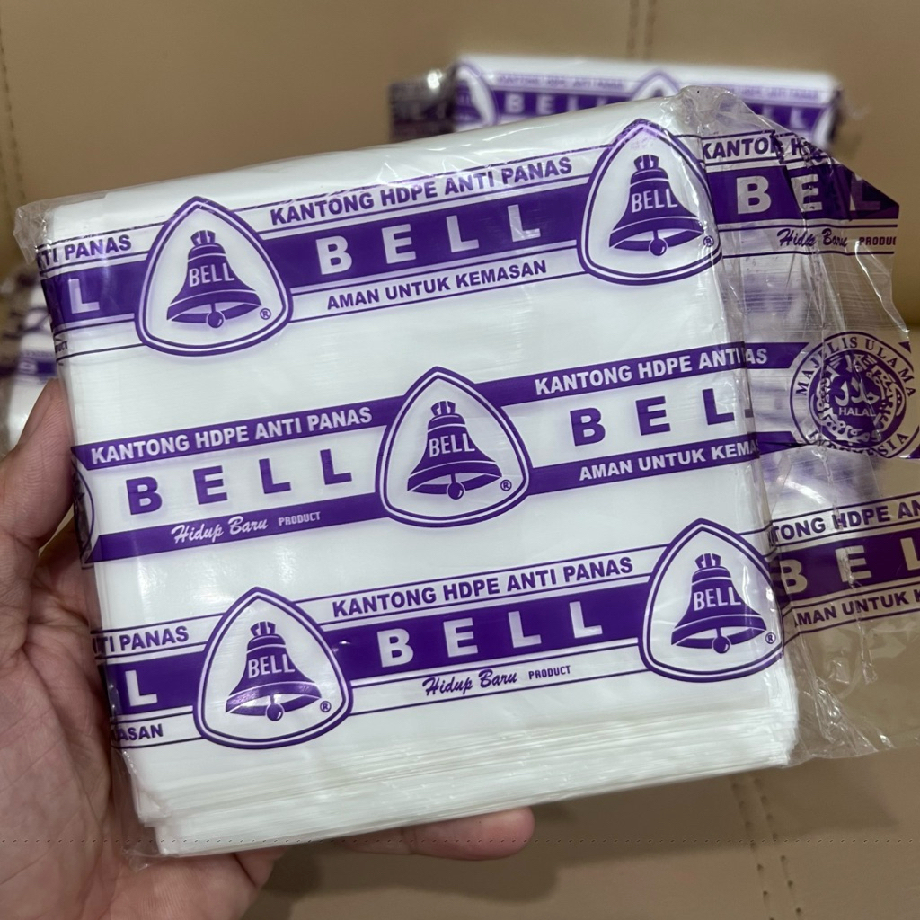 Plastik HD / Plastik Bening Anti Panas merk BELL seperempat kilo