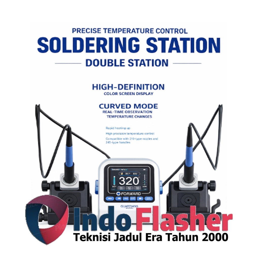 FORWARD FW-S2 Pro Max 2 IN 1 Mata C210 - Solder Station Forward 2 Gagang 2in1