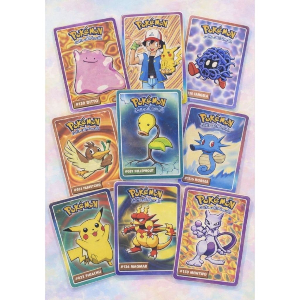 Sticker Pokemon Cup Cup Pop Era 90an SINGLE