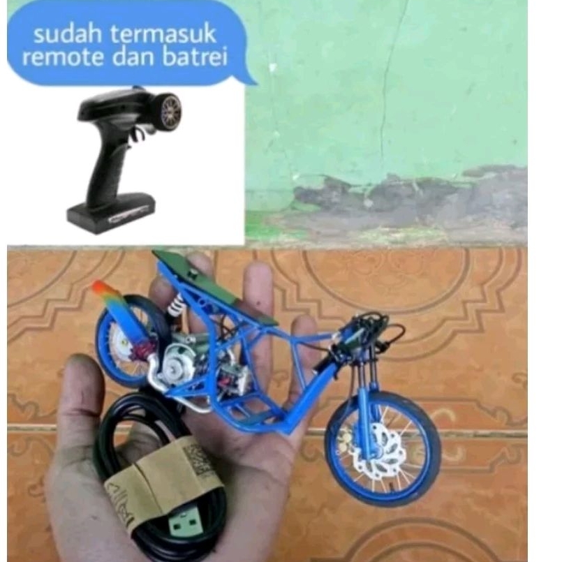 diecast miniatur motor Dragbike Yamaha Mio 5tl full set free stang racing