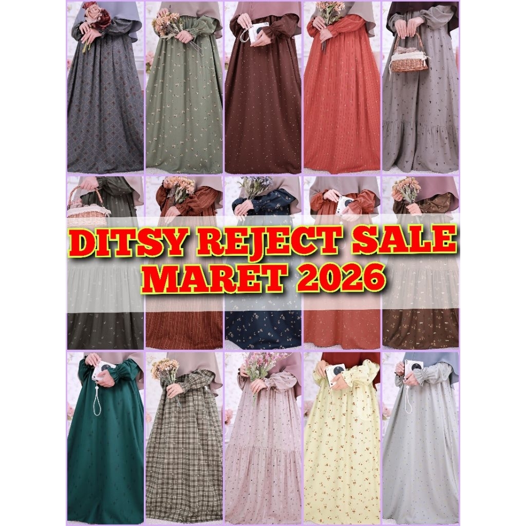 reject sale ditsy Maret 2026 XS S M L XL XXL Baca deskripsi