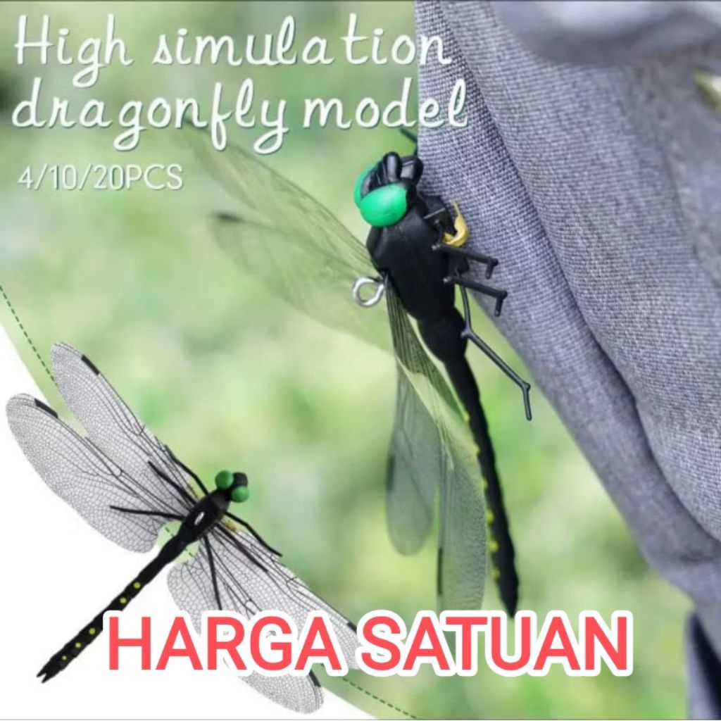 mainan simulasi capung untuk dekorasi