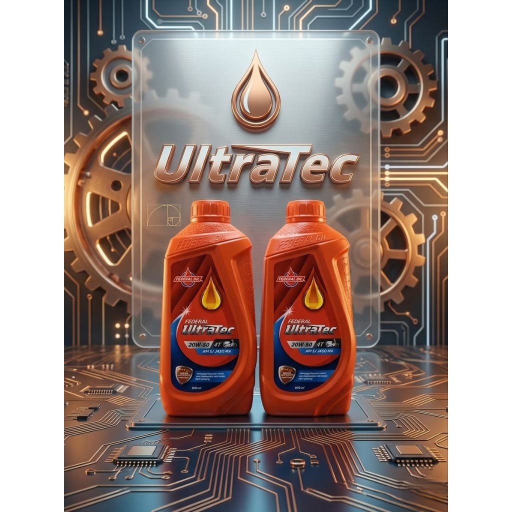 OLI PEDERAL ULTRATEC 20W-50 800ML OLI MOTOR