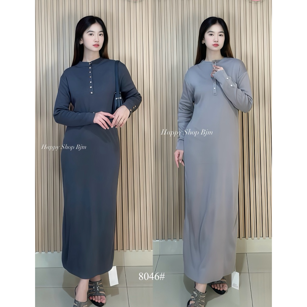 GAMIS WANITA PINKDOSE 8046# KNIT PREMIUM TERBARU CANTIK BANGET FASHIONABLE