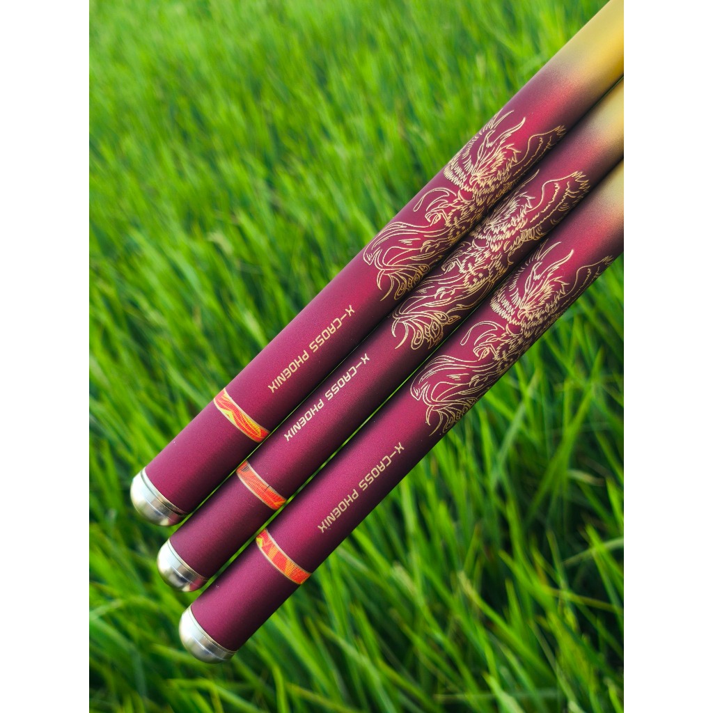 Joran Tegek XCROSS PHOENIX Full Carbon Premium 8H Kaku Ringan