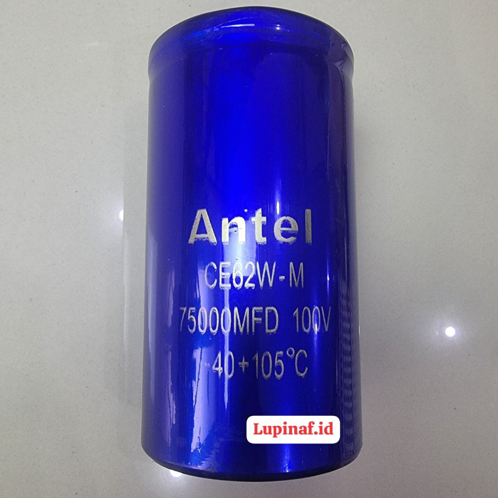 ELCO 75000UF 100V ANTEL ELKO 75000 UF 100 VOLT ANTEL